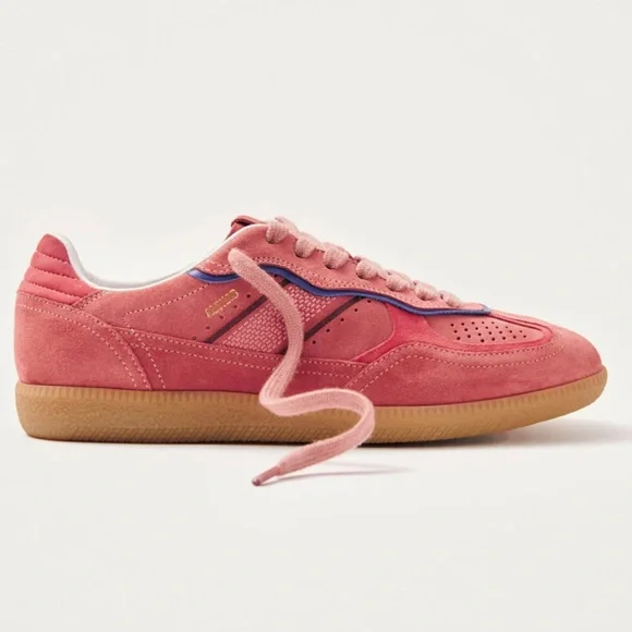 NWOT Alohas TB.490 Rife Pink Leather Sneakers Size 39/8-8.5 Women’s - Picture 2 of 15
